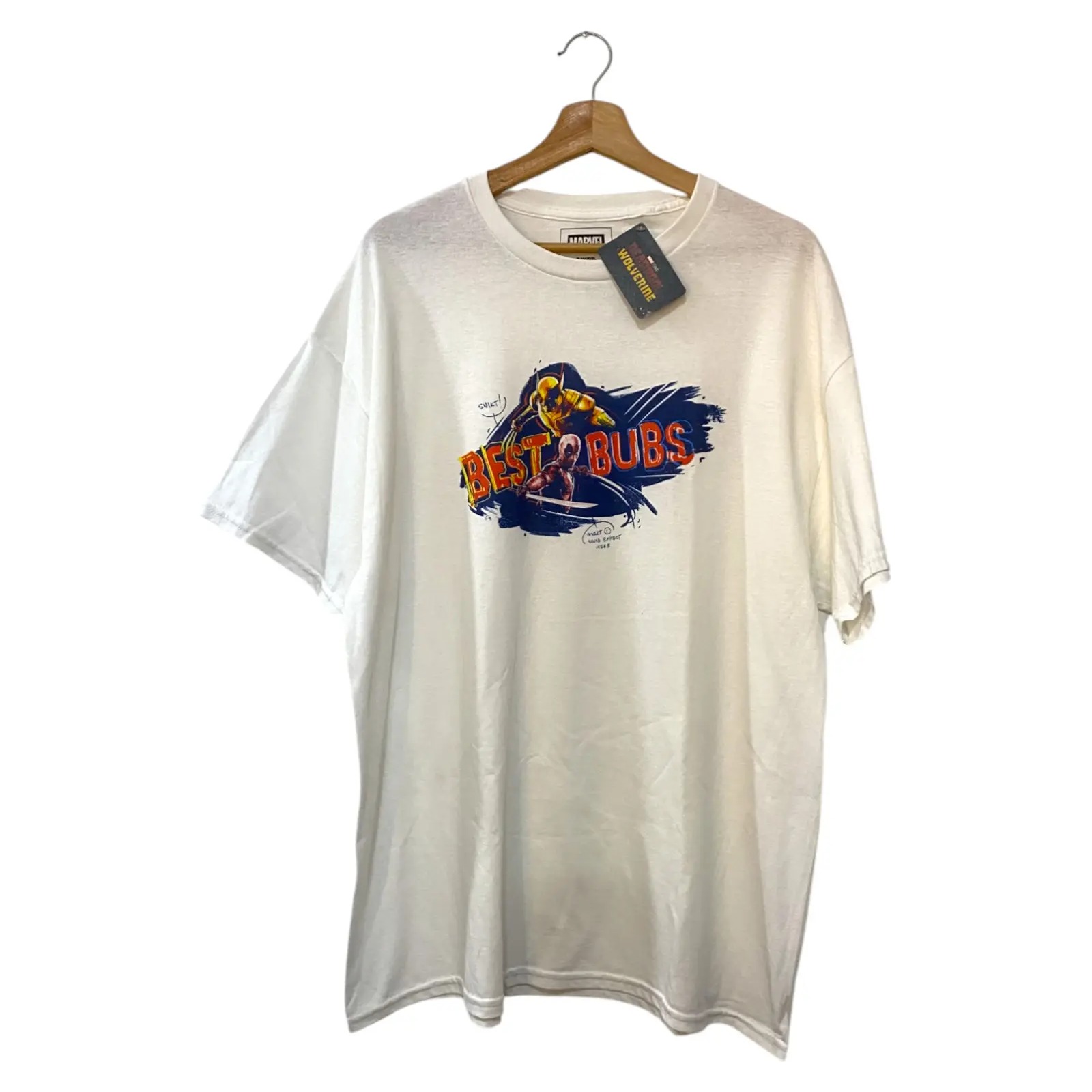 CAMISETA MARVEL BEST BUBS BLANCA 