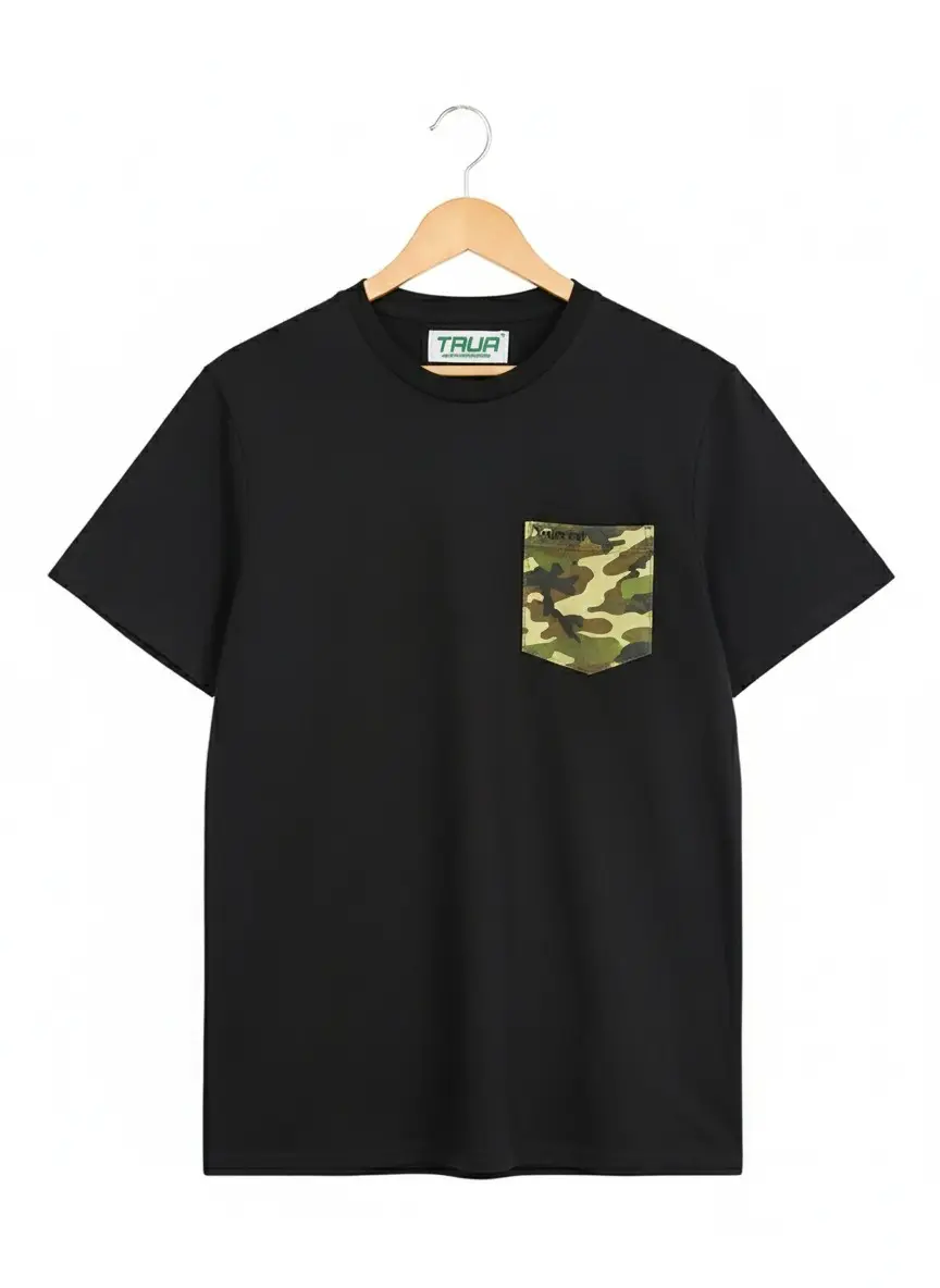 CAMISETA TRUR BOLSILLO MILITAR