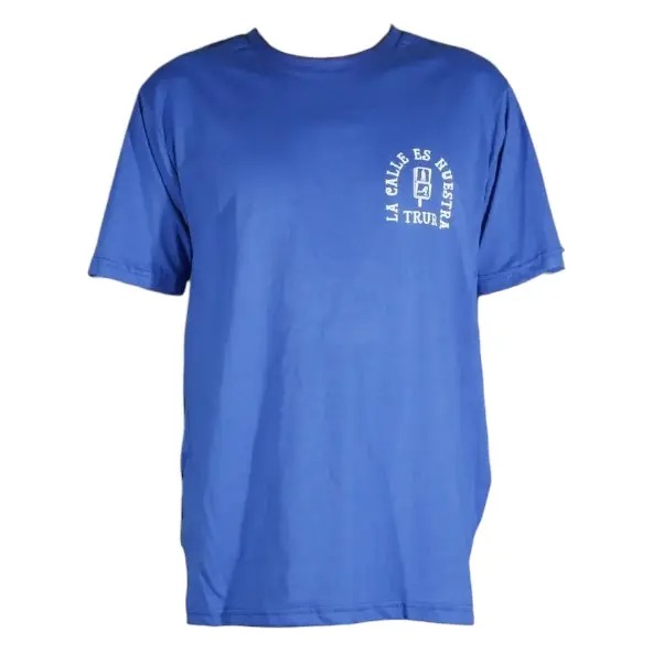 CAMISETA TRUR SB LA CALLE ES NUESTRA AZUL