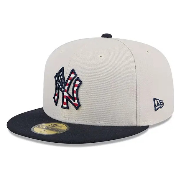 GORRA 59FIFTY BEIGE/AZUL