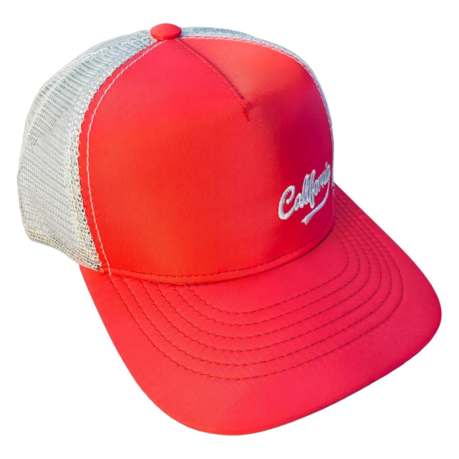 GORRA ABIERTA  TRUCKER CALIFORNIA ROJO