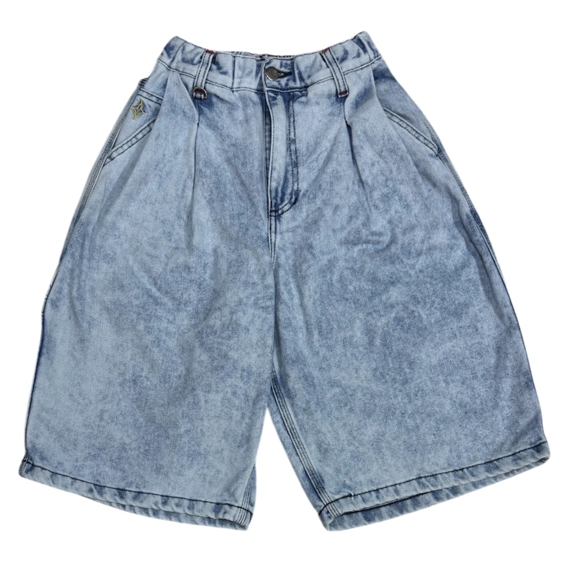 PANTALON  BERMUDA CDA BAGGY PRENSES AZUL