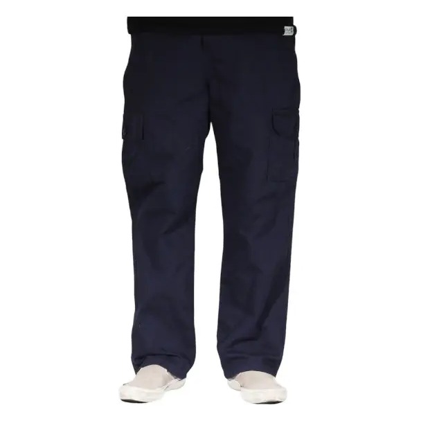 PANTALON MONK CARGO AZUL