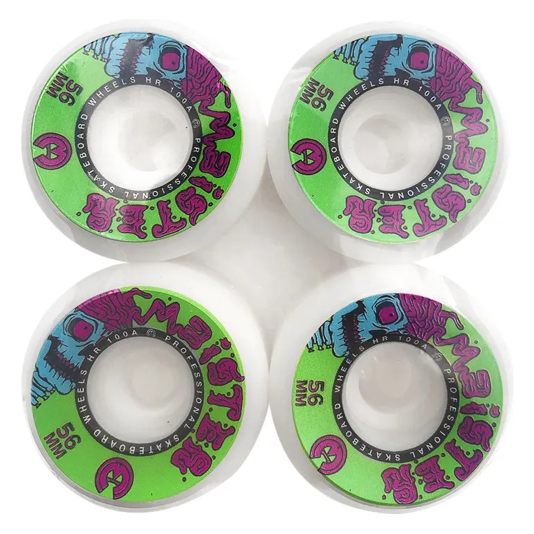 Ruedas Maister Green Blue White 56mm