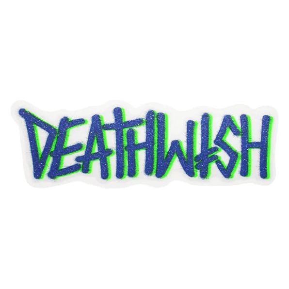 STICKER DEATHWISH PLATA MORADO