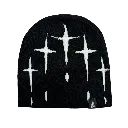 gorro-manual-cruces-destello-negro-blanco.webp