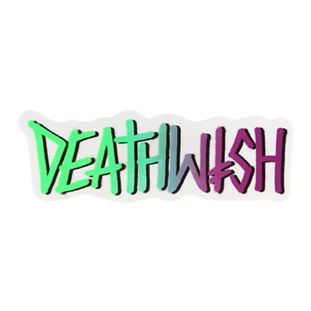 STICKER DEATHWISH VERDE MORADO