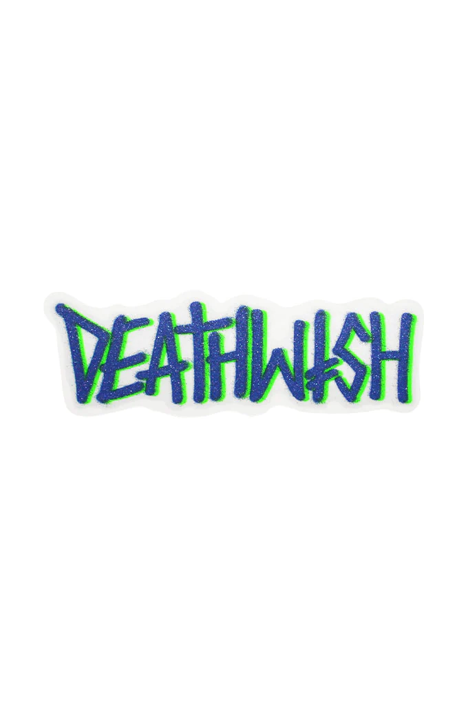 STICKER DEATHWISH PLATA MORADO