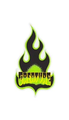 STICKER CREATURE LLAMA VERDE