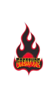 STICKER CREATURE LLAMA ROJO