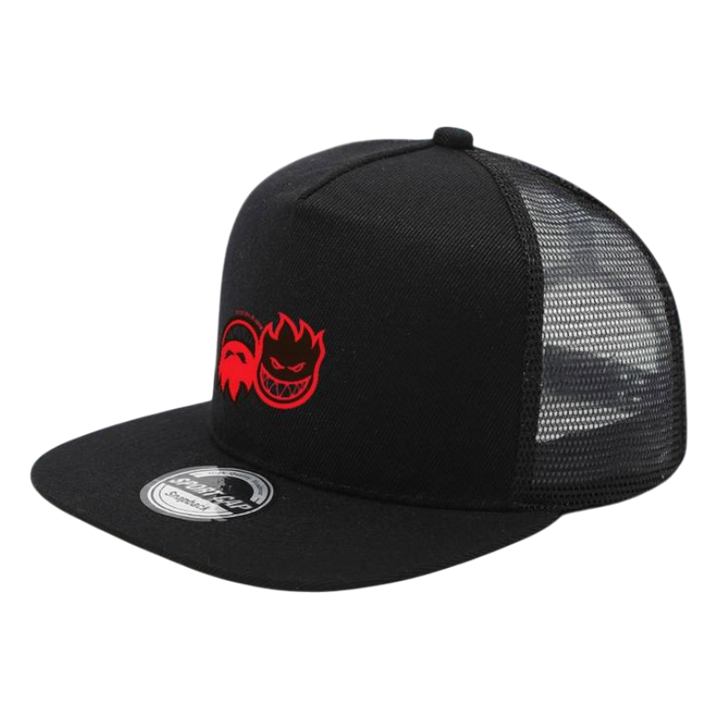 GORRA CAMIONERA  ABIERTA SPITFIRE NEGRO 