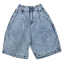 PANTALON  BERMUDA CDA BAGGY PRENSES AZUL