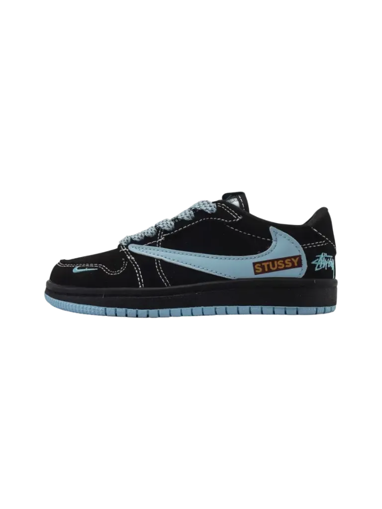 TENIS NIKE JORDAN LOW NEGRO AZUL