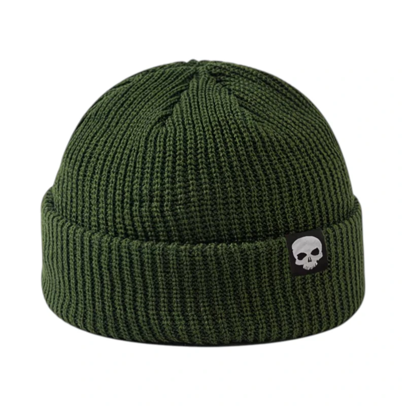 GORRO TEJIDO SKULL VERDE