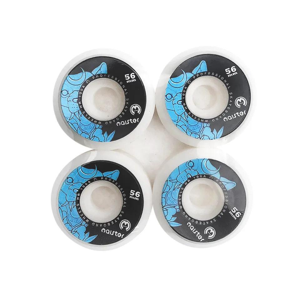 Ruedas Maister Black Blue White 56mm
