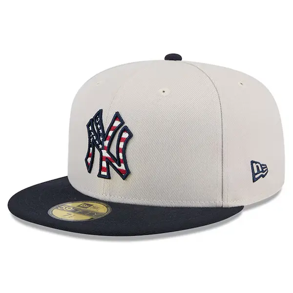 GORRA 59FIFTY BEIGE/AZUL