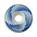 RUEDAS PENTADA PUNTOS ESPIRAL BLANCO 56MM