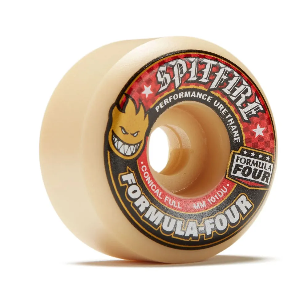 RUEDAS SPITFIRE F4 CONICAL FULL ROJA 56MM/101