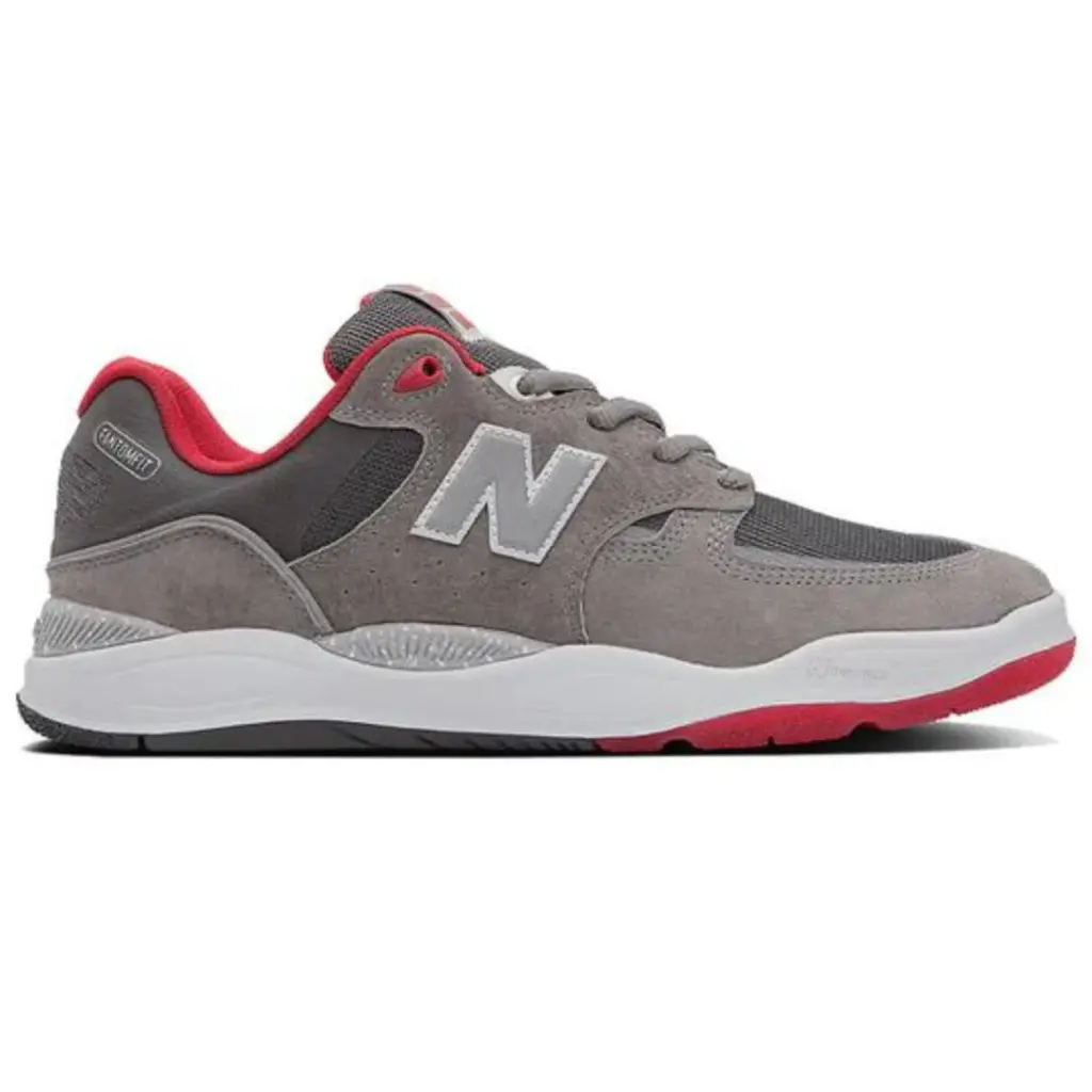 TENIS NEW BALANCE TIAGO 1010 GRIS/ROJO