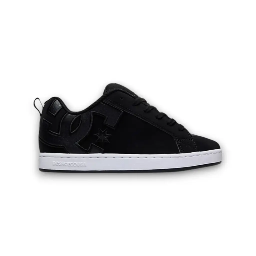 TENIS DC LOGO GRANDE NEGRO/BLANCA
