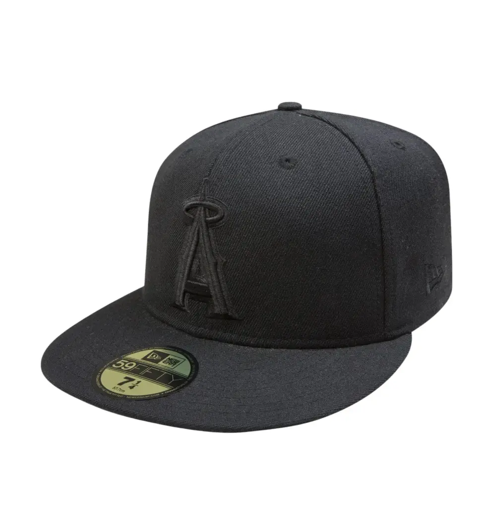 GORRA 59FIFTY NEGRO CON UNA A