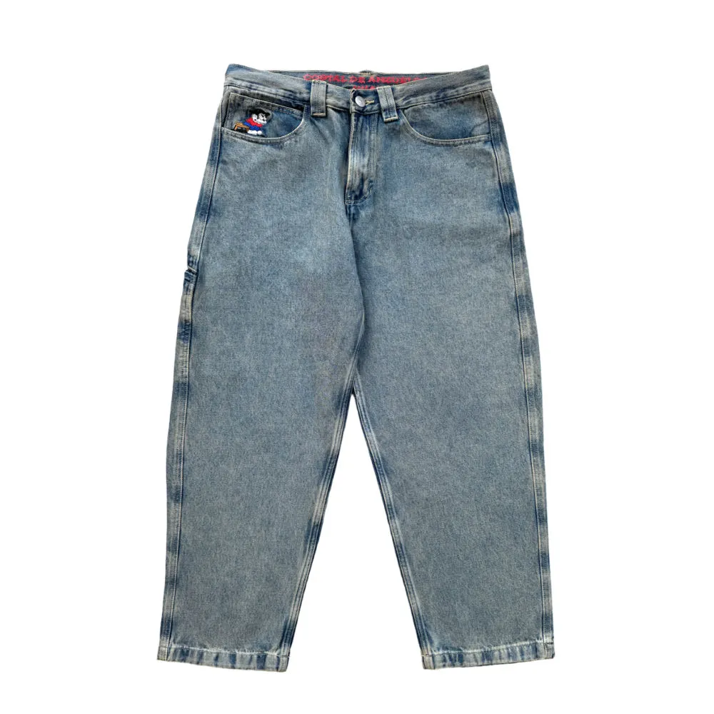 JEAN COSTAL DE ANZUELOS DUSTY BLUE
