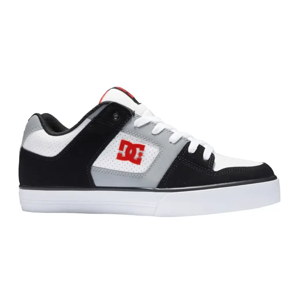 TENIS DC PURE NEGRO/BLANCO/GRIS