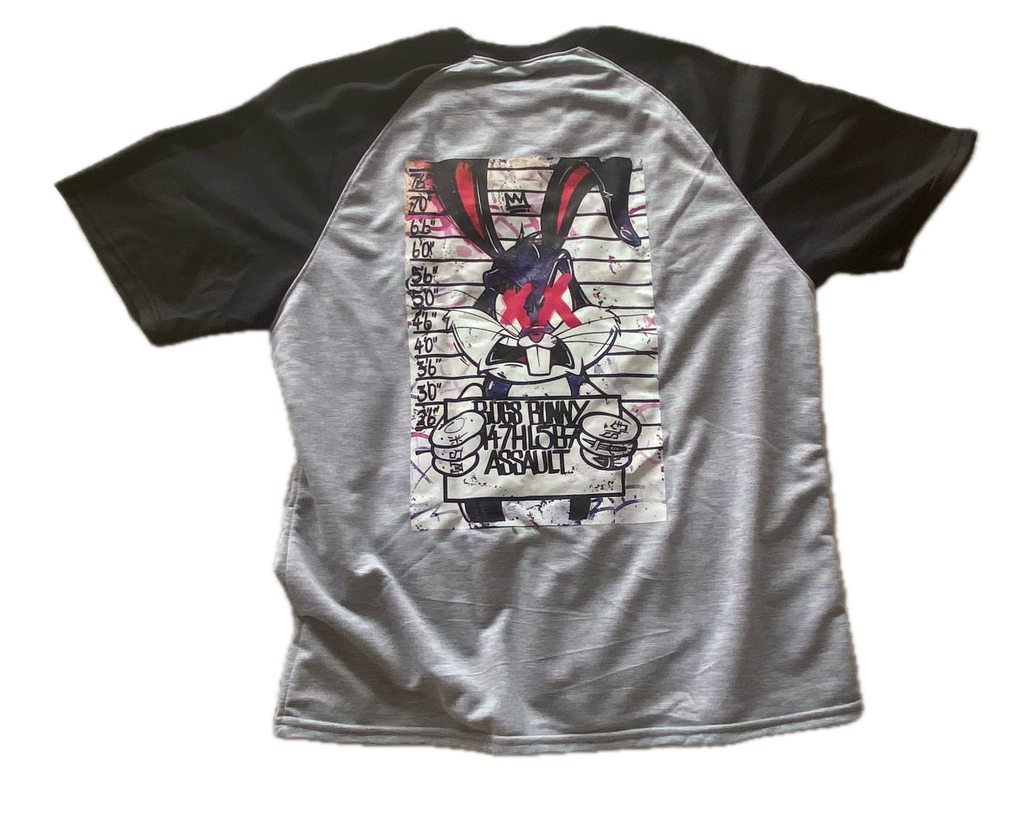 CAMISETA AMERICAN WOLF NEGRA BUGS BUNNY