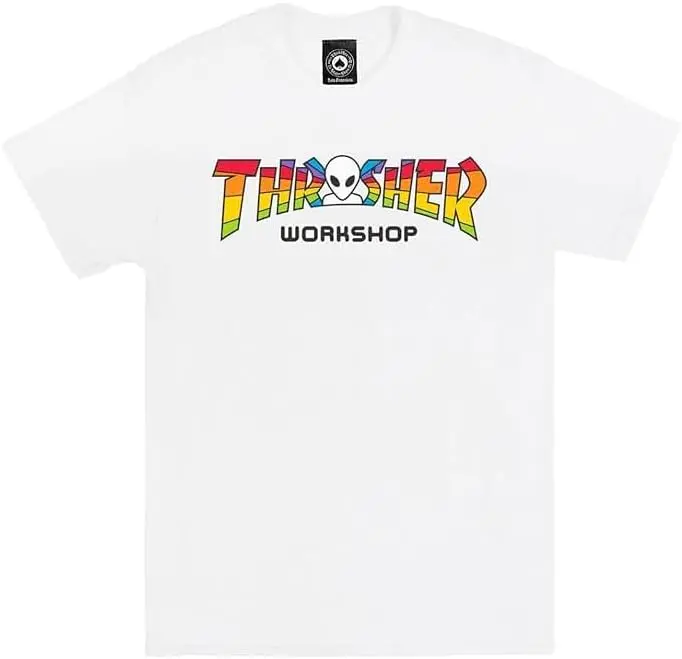 CAMISETA THRASHER ALIEN BLANCO