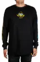 CAMISETA MONK FEEL MANGA LARGA NEGRO