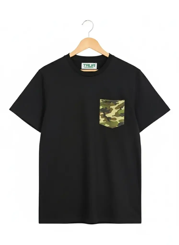 CAMISETA TRUR BOLSILLO MILITAR