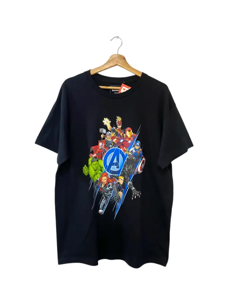 CAMISETA MARVEL AVENGERS MIX NEGRO   (m)