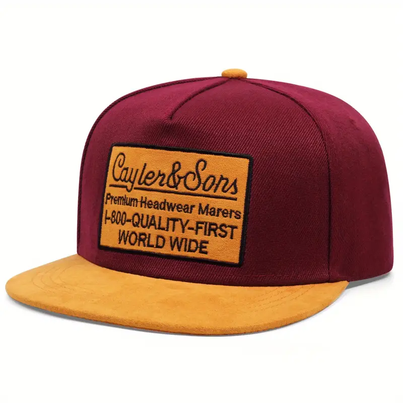GORRA BEISBOLERA  ABIERTA CAYLER & SONS VINOTINTO