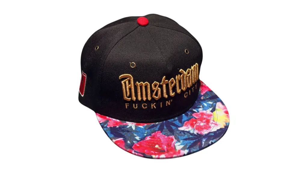 GORRA BEISBOLERA  ABIERTA AMSTERDAM FLORES