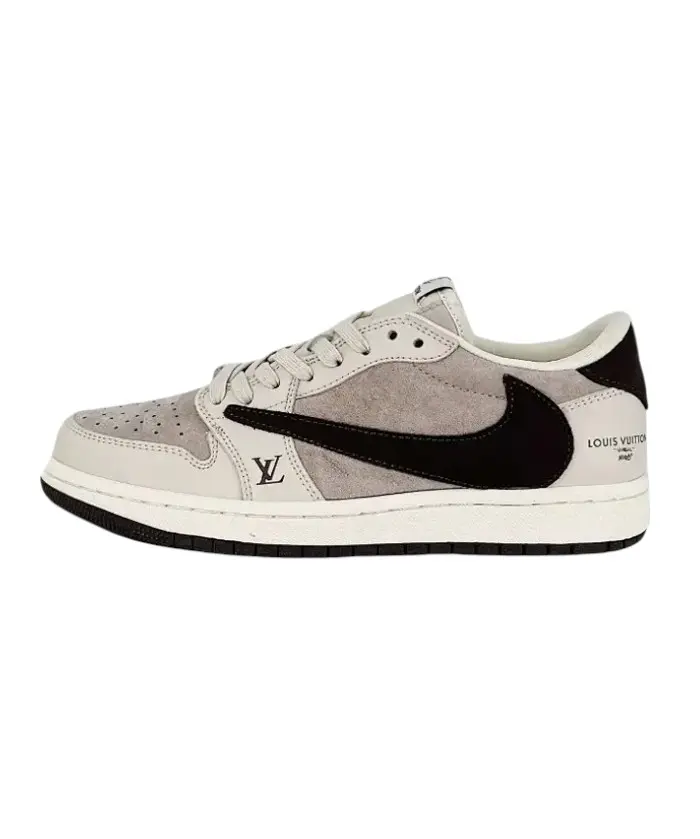 TENIS NIKE LOUIS VUITTON GRIS CAFE