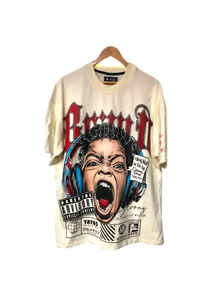 CAMISETA YAYA MUSIC 210 BEIGE