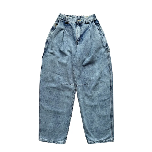 [59] JEAN COSTAL DE ANZUELOS BAGGY PRENSES AZUL CIELO