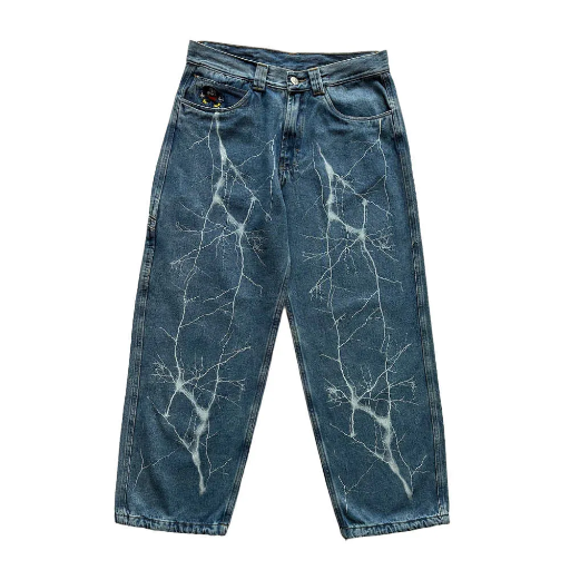[61] PANTALON COSTAL DE ANZUELOS BIGGIE BIG RAYO AZUL