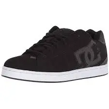 [154] TENIS DC LOGO GRANDE NEGRO/BLANCA