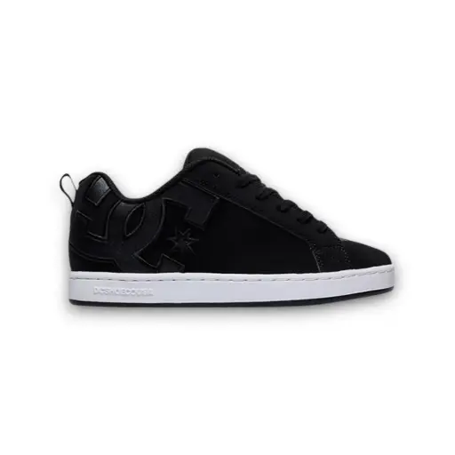 [154] TENIS DC LOGO GRANDE NEGRO/BLANCA