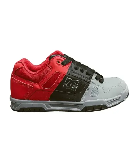 [155] TENIS DC MEN CENTRAL NEGRO/ROJO/GRIS 
