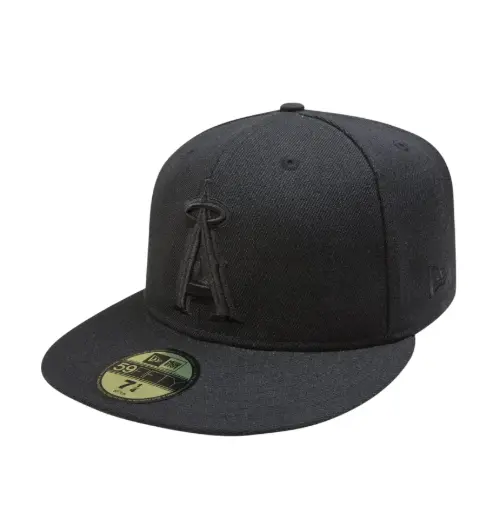 [43] GORRA 59FIFTY NEGRO CON UNA A