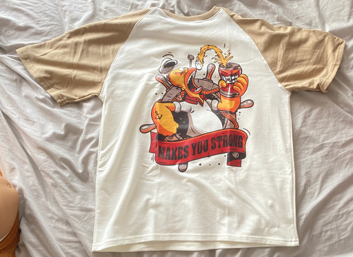 [5] CAMISETA AMERICAN WOLF HOMERO BEIGE