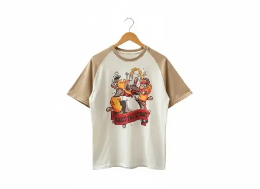 [5] CAMISETA AMERICAN WOLF HOMERO BEIGE