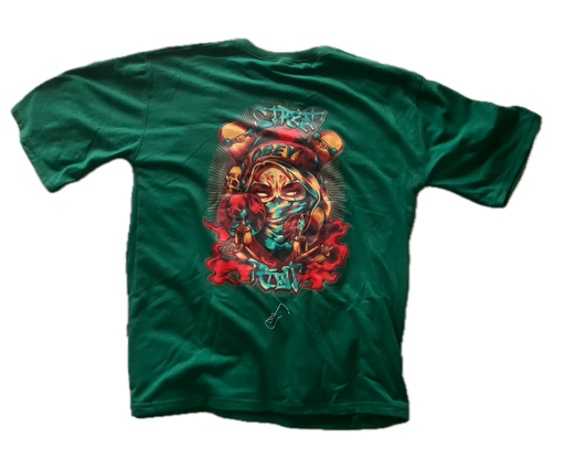 [3] CAMISETA AMERICAN OBEY STREET VERDE