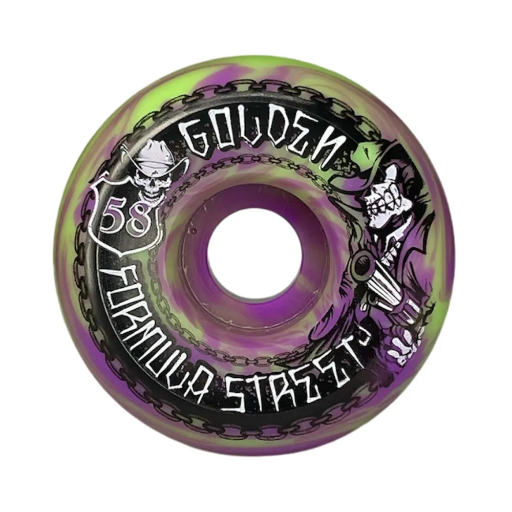 [111] RUEDAS GOLDEN FORMULA STREET CALAVERA 58MM