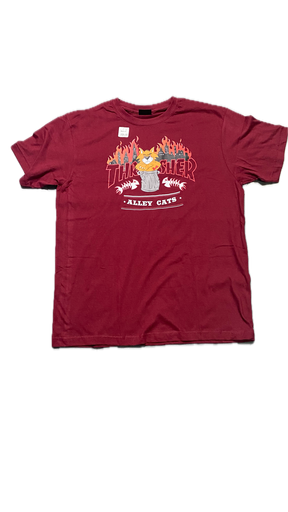 [21] CAMISETA GOLDEN THRASHER GATO VINOTINTO