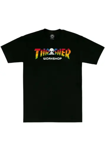 [15] CAMISETA THRASHER ALIEN NEGRO