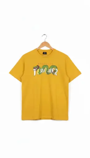 [18] CAMISETA THRASHER DRAGON AMARILLO
