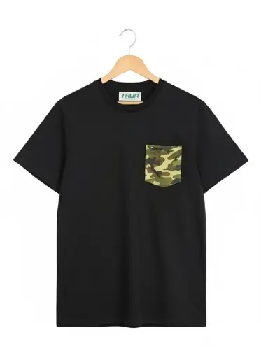 CAMISETA TRUR BOLSILLO MILITAR